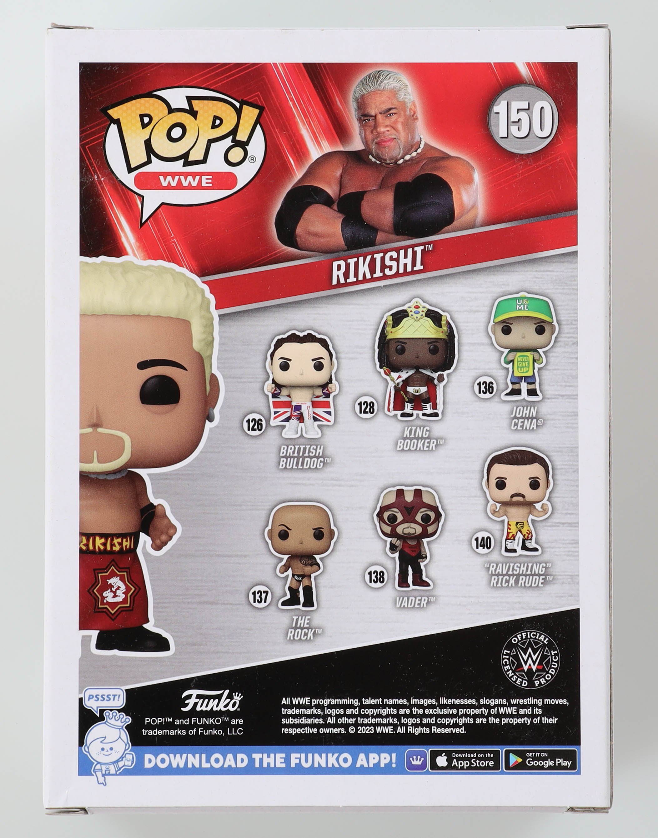 Rikishi Signed WWE #150 Funko Pop! Vinyl Figure Inscribed "WWE HOF" (Beckett) at PristineAuction.com Rikishi Signed WWE #150 Funko Pop! Vinyl Figure Inscribed "WWE HOF" (Beckett) at PristineAuction.com