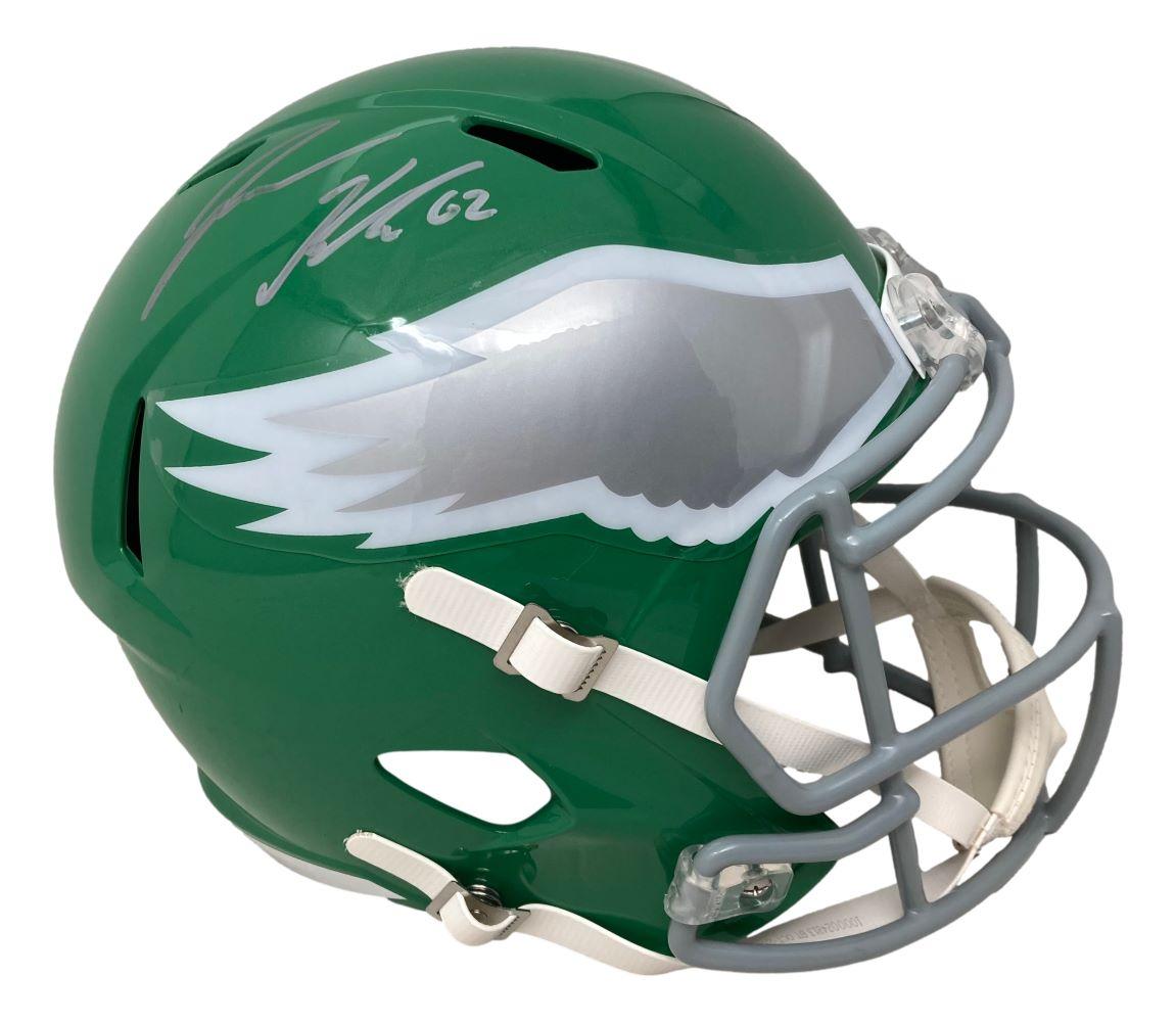 Jason Kelce Signed Eagles Full-Size Throwback Speed Helmet (PSA) at PristineAuction.com Jason Kelce Signed Eagles Full-Size Throwback Speed Helmet (PSA) at PristineAuction.com