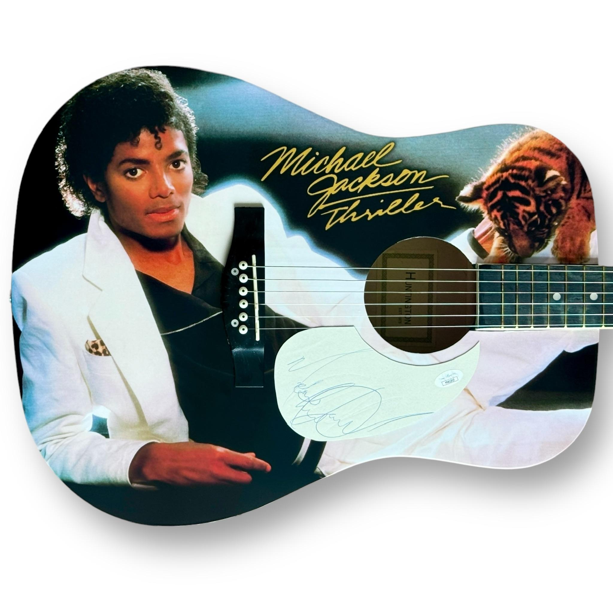 Michael Jackson Signed Custom Acoustic Guitar (JSA LOA) at PristineAuction.com Michael Jackson Signed Custom Acoustic Guitar (JSA LOA) at PristineAuction.com