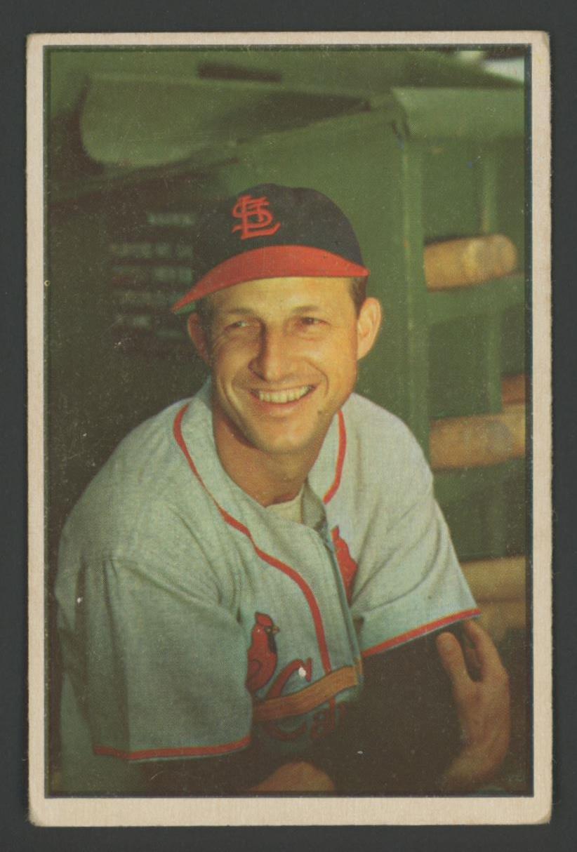 Stan Musial 1953 Bowman Color #32 at PristineAuction.com Stan Musial 1953 Bowman Color #32 at PristineAuction.com