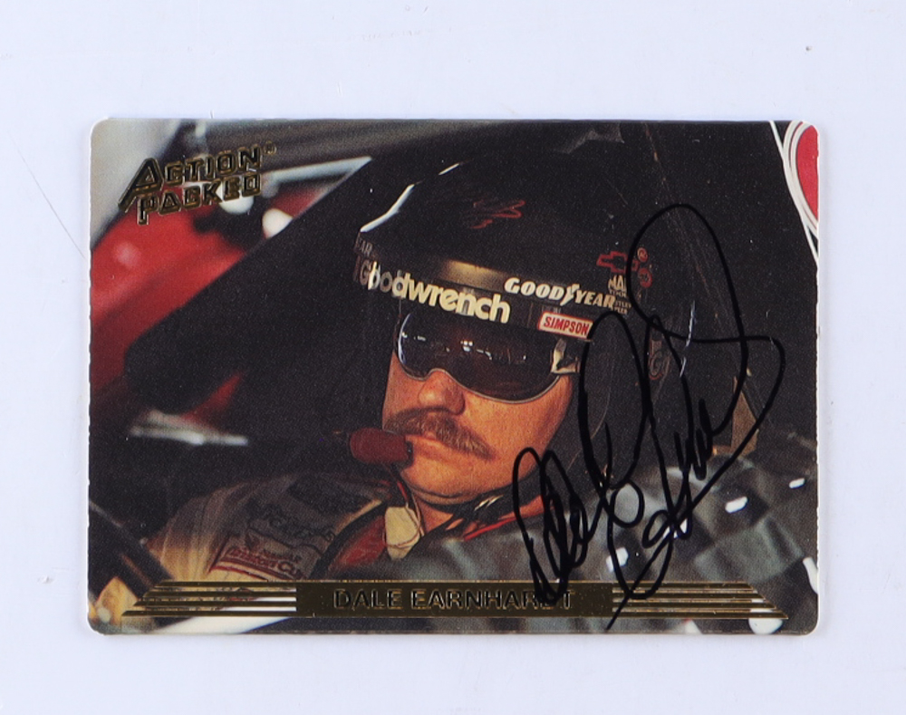 Dale Earnhardt Signed 1993 Action Packed #171 (JSA) at PristineAuction.com Dale Earnhardt Signed 1993 Action Packed #171 (JSA) at PristineAuction.com