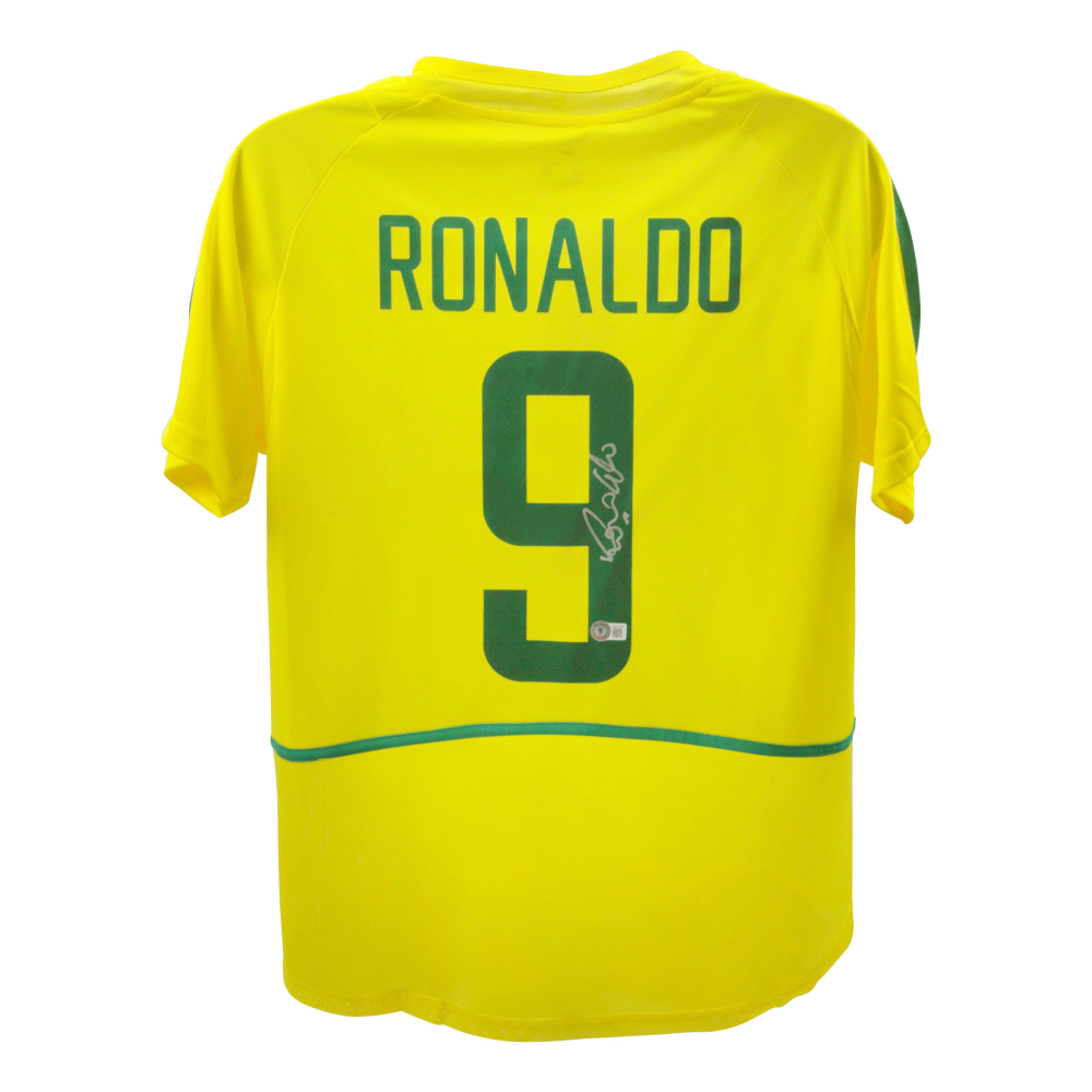Ronaldo Nazario Signed Team Brazil Jersey (Beckett) | Pristine Auction