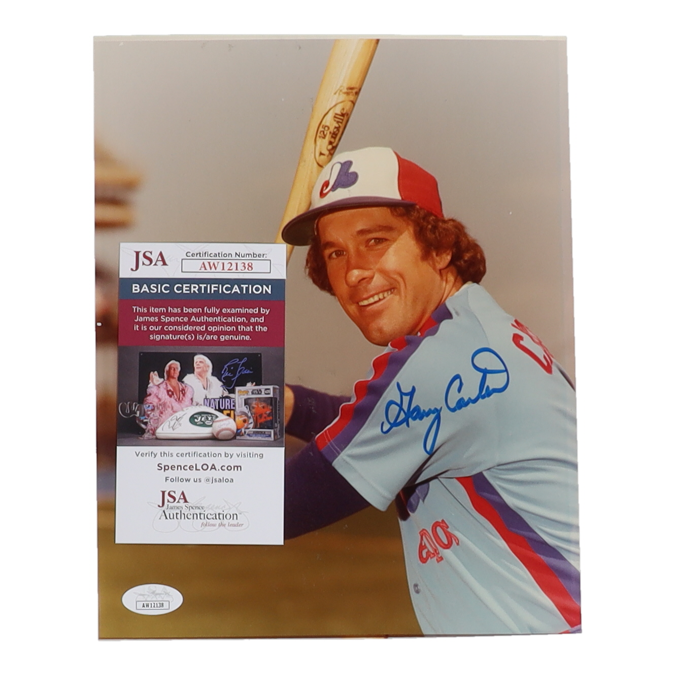 Gary Carter Signed Expos 8x10 Photo (JSA) at PristineAuction.com Gary Carter Signed Expos 8x10 Photo (JSA) at PristineAuction.com
