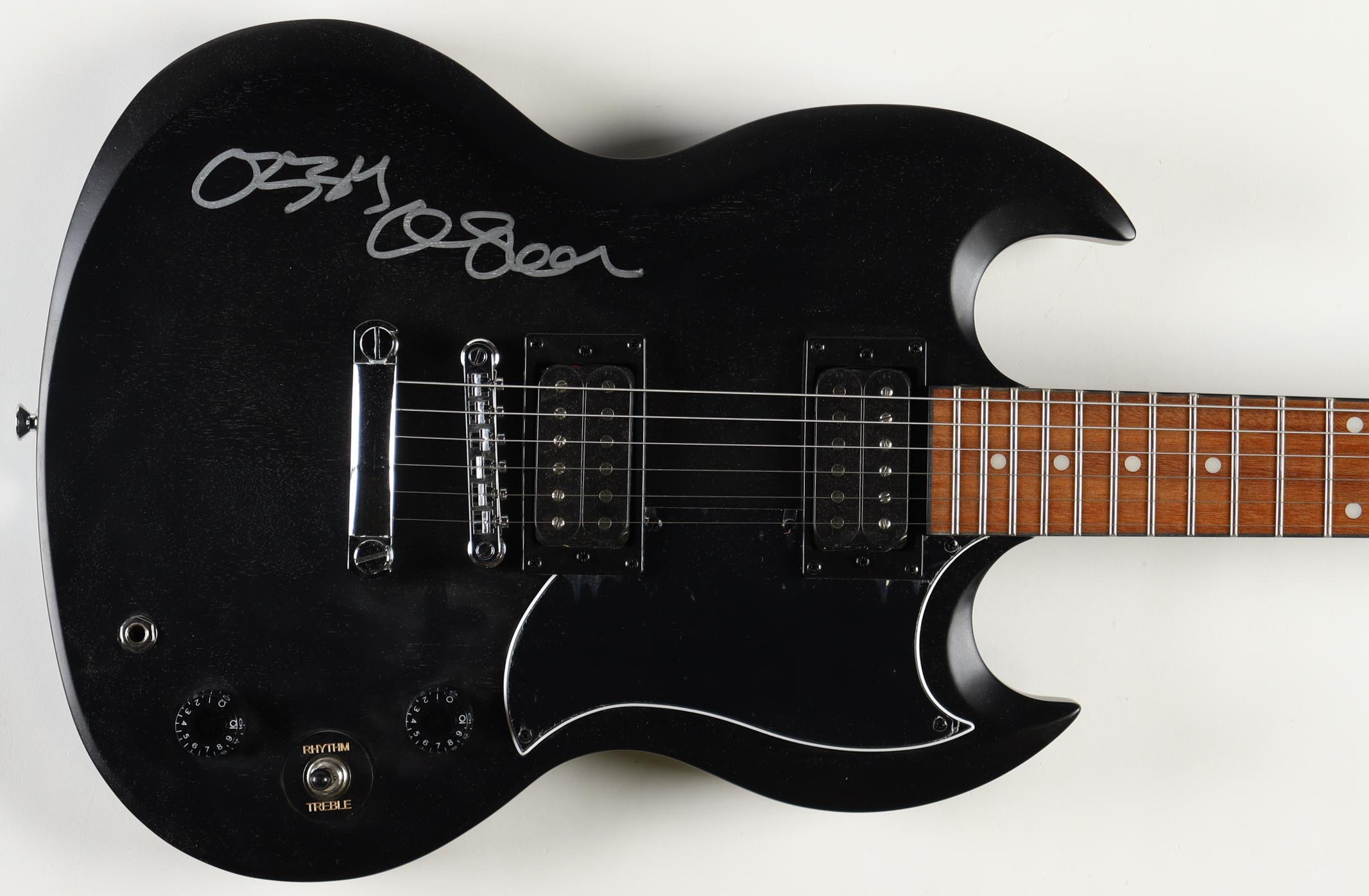 Ozzy Osbourne Signed 39" Electric Guitar (Beckett) at PristineAuction.com Ozzy Osbourne Signed 39" Electric Guitar (Beckett) at PristineAuction.com