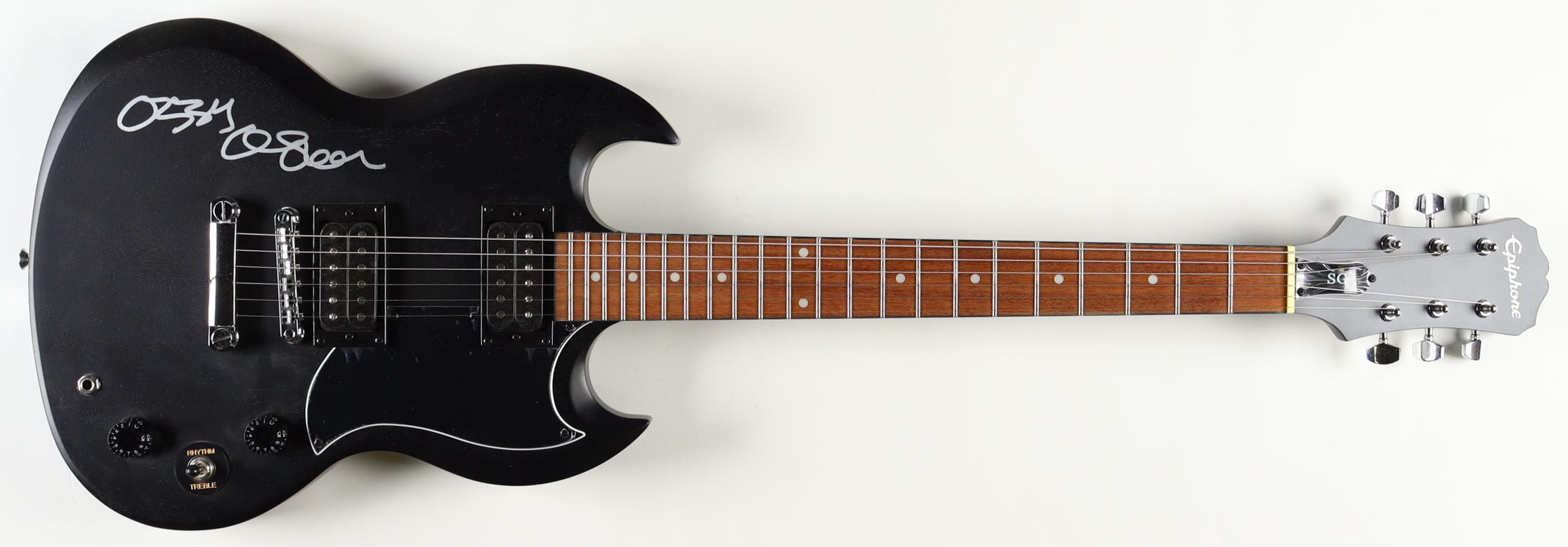Ozzy Osbourne Signed 39" Electric Guitar (Beckett) at PristineAuction.com Ozzy Osbourne Signed 39" Electric Guitar (Beckett) at PristineAuction.com