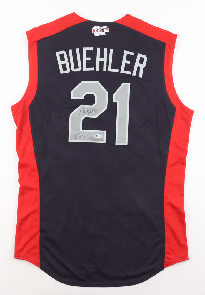 Walker Buehler Signed All-Star Game Jersey Inscribed "1st ASG" (Beckett) at PristineAuction.com Walker Buehler Signed All-Star Game Jersey Inscribed "1st ASG" (Beckett) at PristineAuction.com