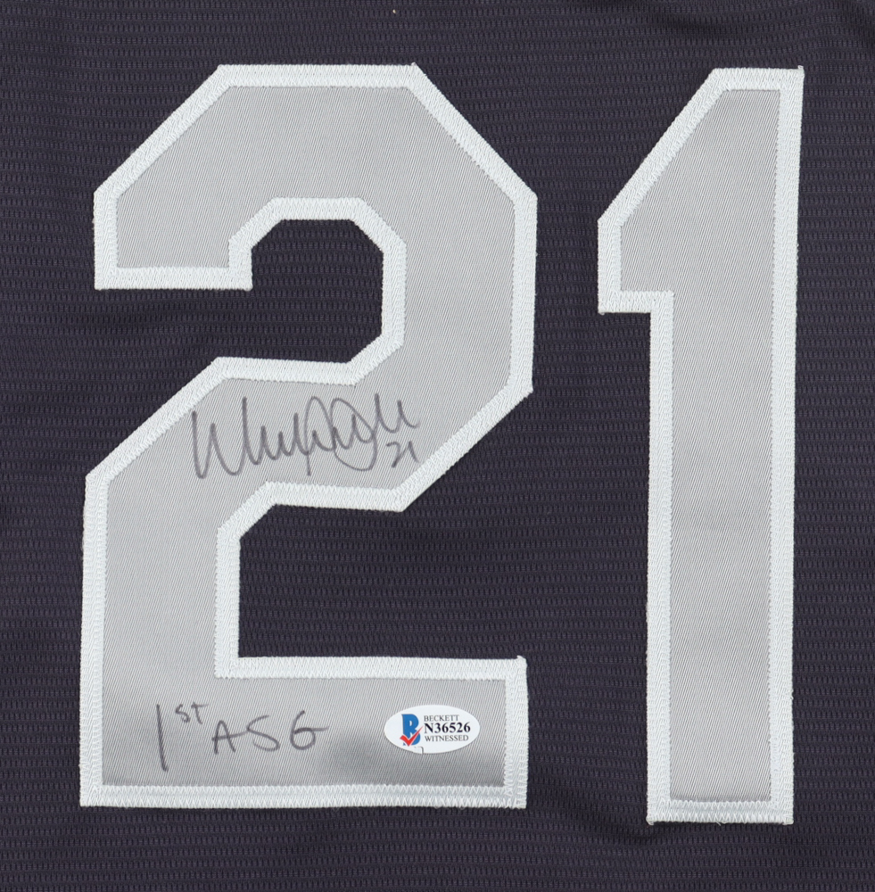 Walker Buehler Signed All-Star Game Jersey Inscribed "1st ASG" (Beckett) at PristineAuction.com Walker Buehler Signed All-Star Game Jersey Inscribed "1st ASG" (Beckett) at PristineAuction.com