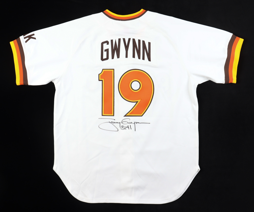 Tony Gwynn Signed Padres Jersey Inscribed "3141" (PSA) at PristineAuction.com Tony Gwynn Signed Padres Jersey Inscribed "3141" (PSA) at PristineAuction.com