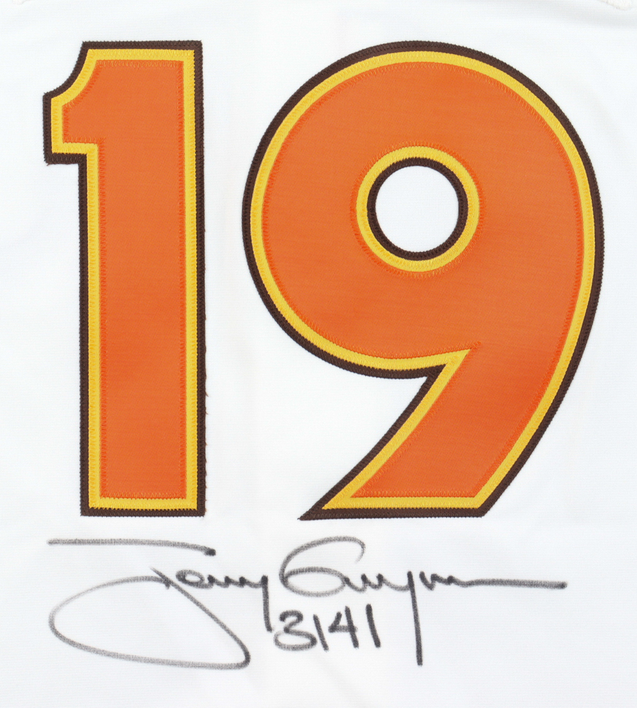 Tony Gwynn Signed Padres Jersey Inscribed "3141" (PSA) at PristineAuction.com Tony Gwynn Signed Padres Jersey Inscribed "3141" (PSA) at PristineAuction.com