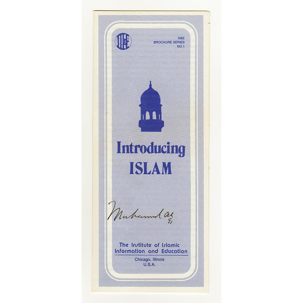 Muhammad Ali Signed Pamphlet (JSA) | Pristine Auction