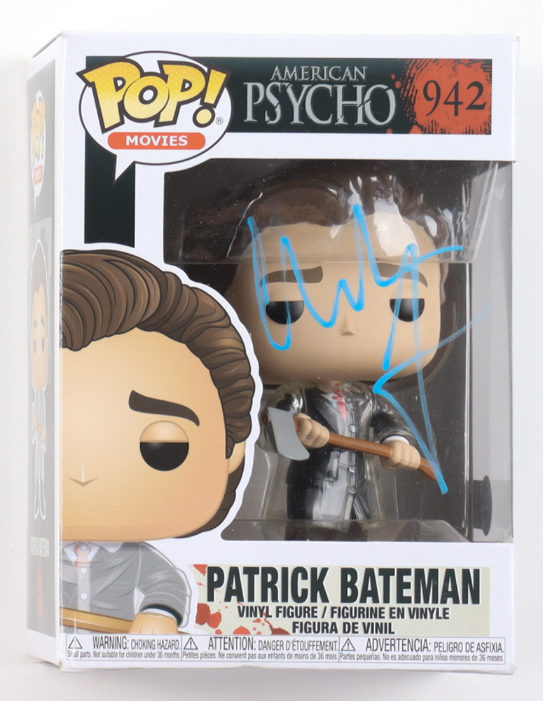 Christian Bale Signed "American Psycho" #942 Patrick Bateman Funko Pop! Vinyl Figure (Beckett) at PristineAuction.com Christian Bale Signed "American Psycho" #942 Patrick Bateman Funko Pop! Vinyl Figure (Beckett) at PristineAuction.com