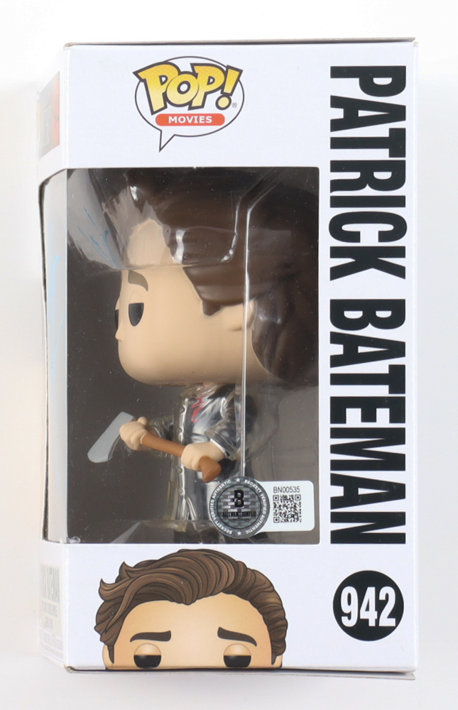 Christian Bale Signed "American Psycho" #942 Patrick Bateman Funko Pop! Vinyl Figure (Beckett) at PristineAuction.com Christian Bale Signed "American Psycho" #942 Patrick Bateman Funko Pop! Vinyl Figure (Beckett) at PristineAuction.com