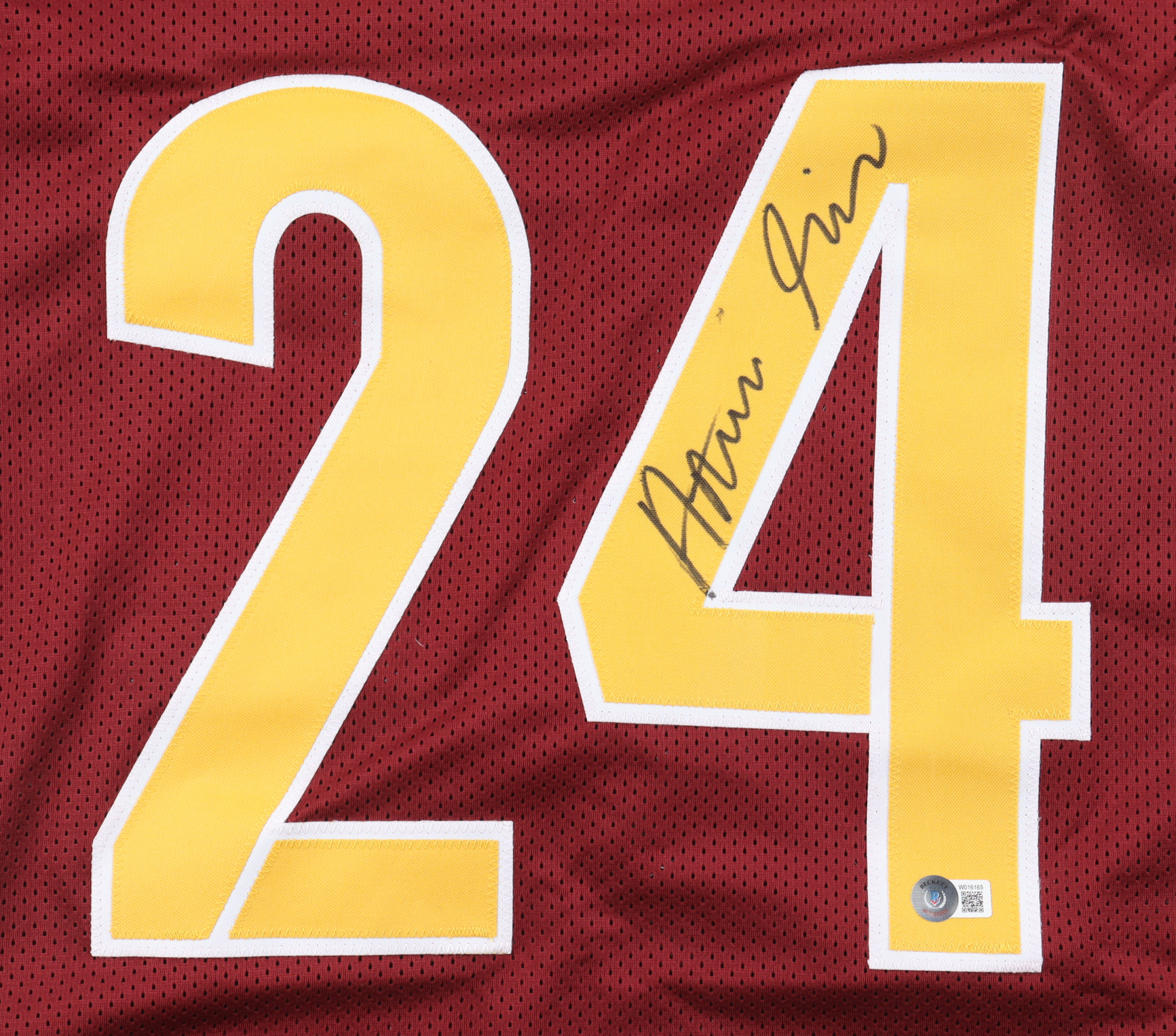 Antonio Gibson Signed Jersey (Beckett) at PristineAuction.com Antonio Gibson Signed Jersey (Beckett) at PristineAuction.com