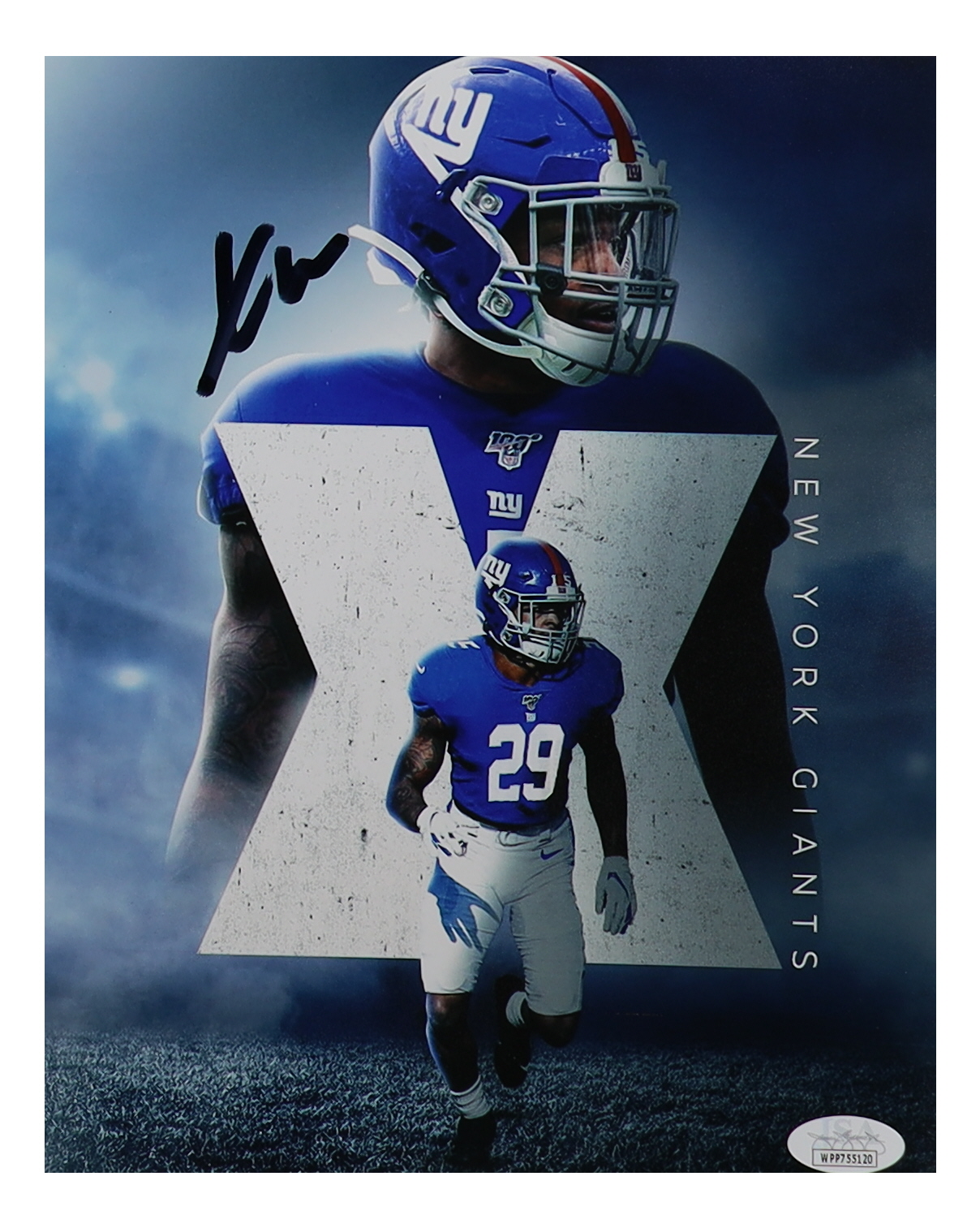 Xavier McKinney Signed Giants 8x10 Photo (JSA) at PristineAuction.com Xavier McKinney Signed Giants 8x10 Photo (JSA) at PristineAuction.com