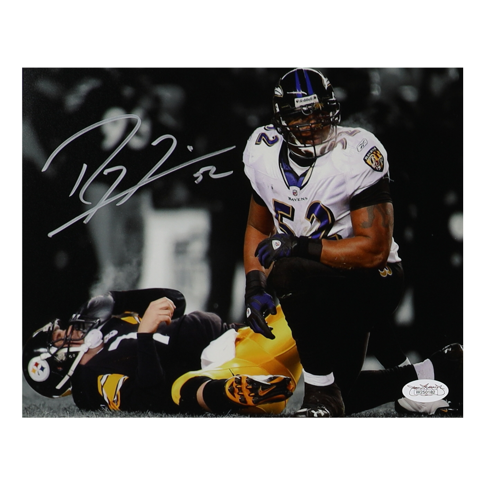 Ray Lewis Signed Ravens 8x10 Photo (JSA) at PristineAuction.com