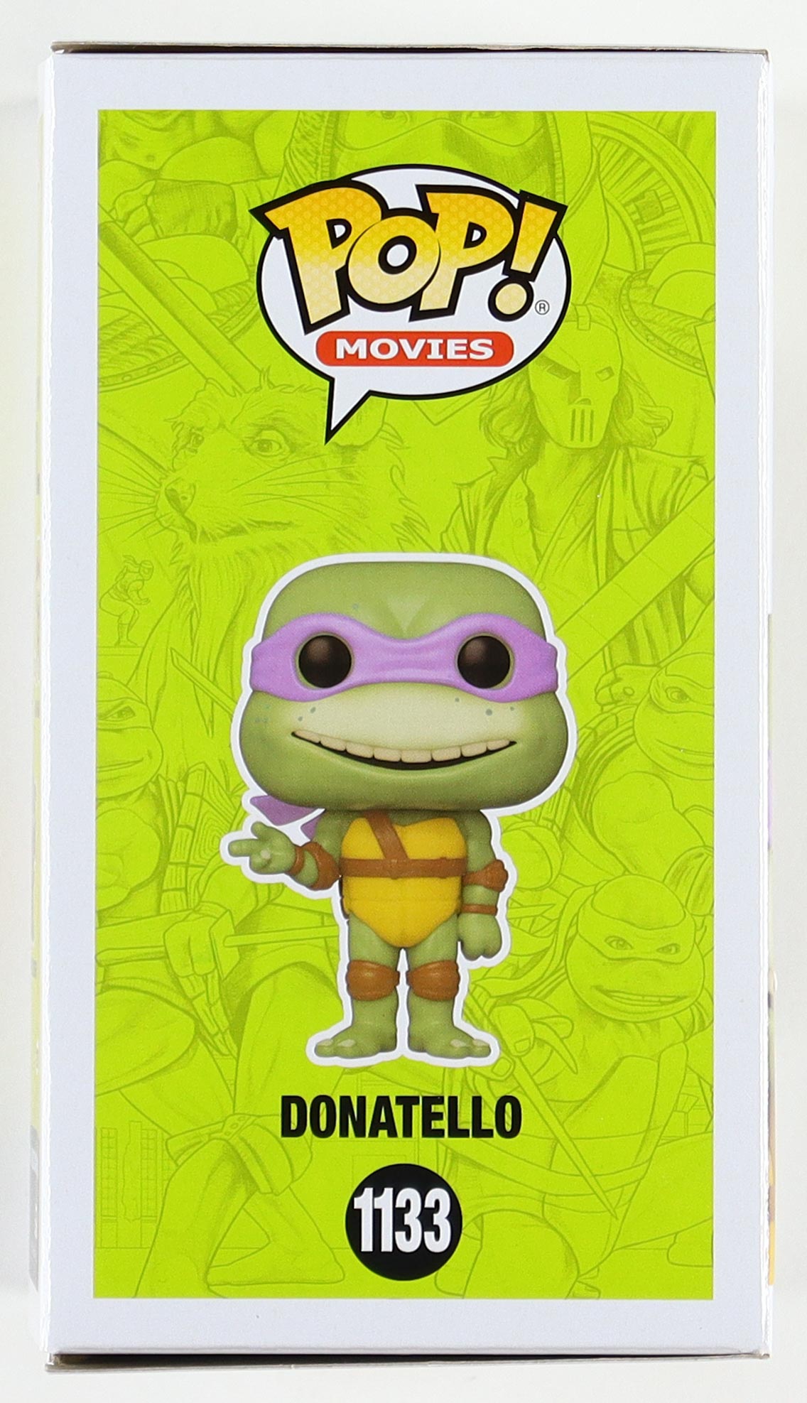 Kevin Eastman Signed "Teenage Mutant Ninja Turtles" #1133 Donatello Funko Pop! (PA) at PristineAuction.com Kevin Eastman Signed "Teenage Mutant Ninja Turtles" #1133 Donatello Funko Pop! (PA) at PristineAuction.com