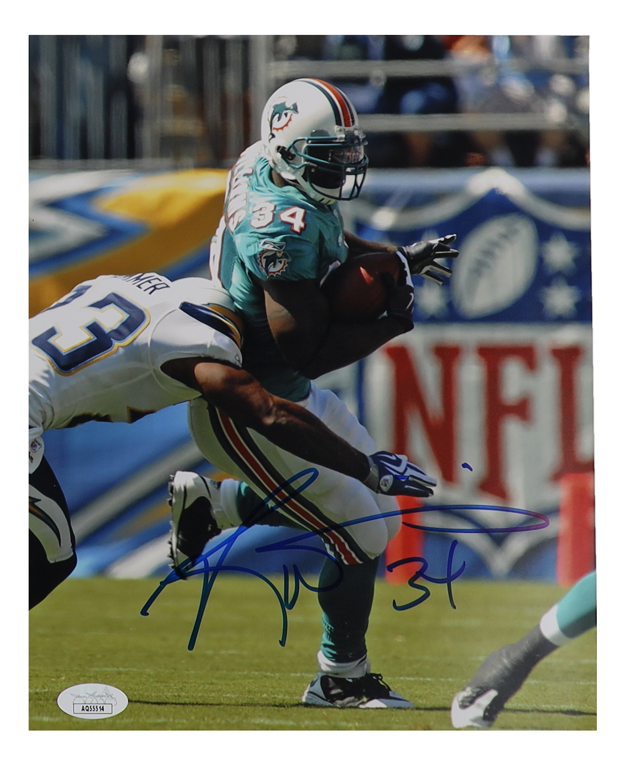 Ricky Williams Signed Dolphins 8x10 Photo (JSA) at PristineAuction.com Ricky Williams Signed Dolphins 8x10 Photo (JSA) at PristineAuction.com