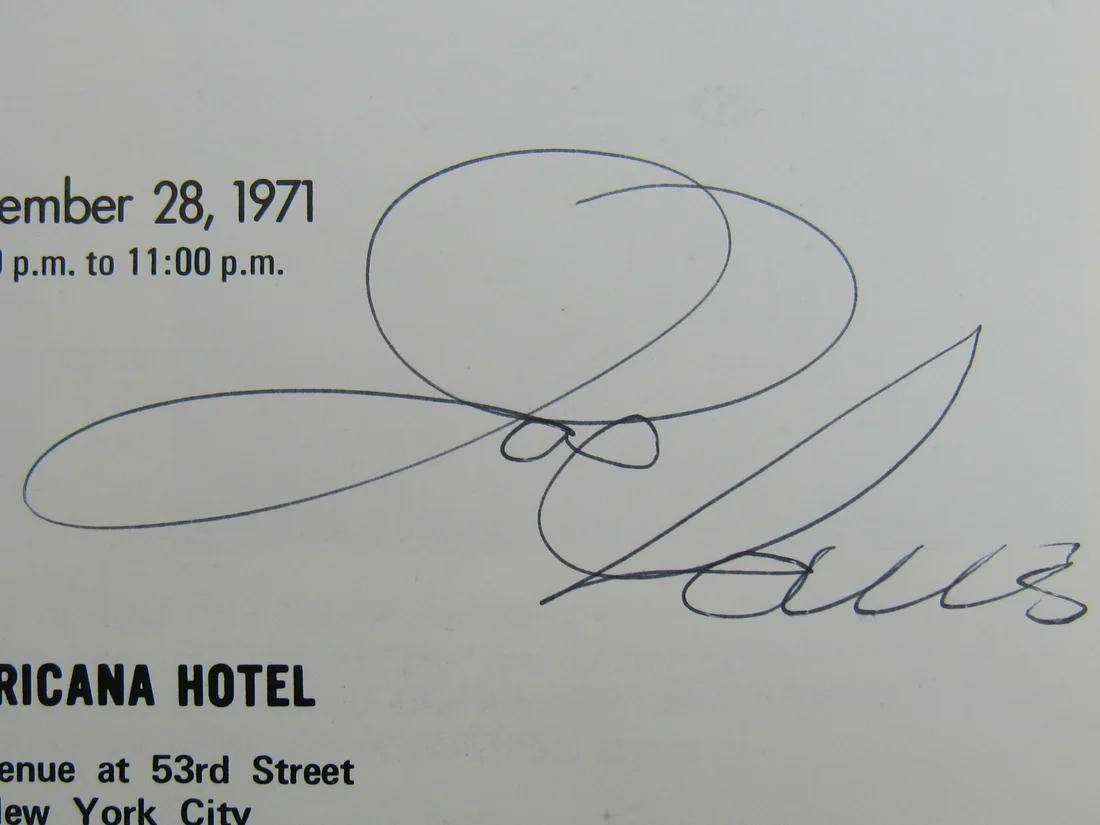 Muhammad Ali & Joe Louis Signed Program (JSA) at PristineAuction.com Muhammad Ali & Joe Louis Signed Program (JSA) at PristineAuction.com