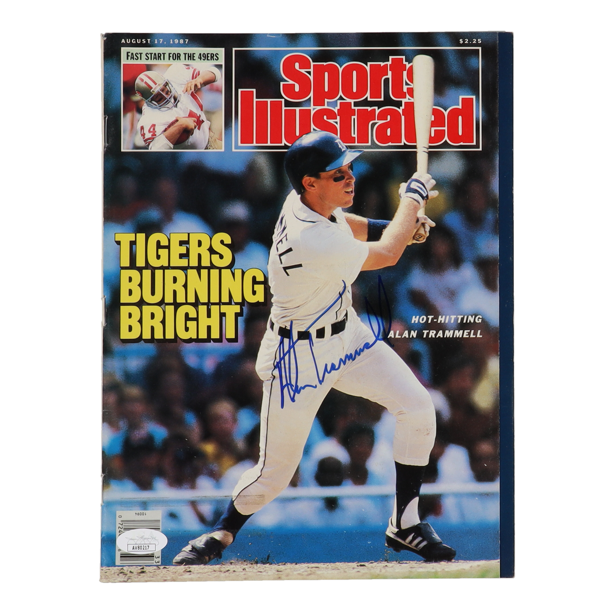 Alan Trammell Signed 1987 Sports Illustrated Magazine (JSA) at PristineAuction.com Alan Trammell Signed 1987 Sports Illustrated Magazine (JSA) at PristineAuction.com