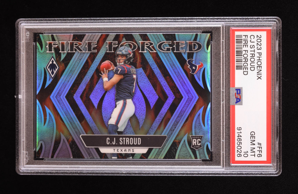CJ Stroud 2023 Panini Phoenix Fire Forged #6 RC (PSA 10) at PristineAuction.com CJ Stroud 2023 Panini Phoenix Fire Forged #6 RC (PSA 10) at PristineAuction.com