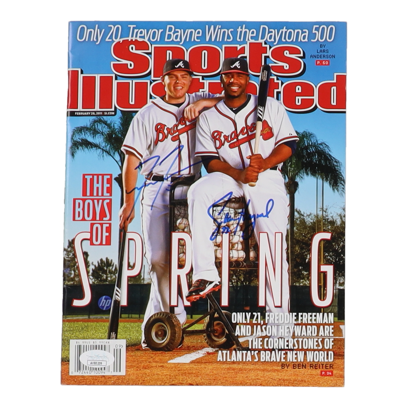 Freddie Freeman & Jason Heyward Signed 2011 Sports Illustrated Magazine (JSA) at PristineAuction.com Freddie Freeman & Jason Heyward Signed 2011 Sports Illustrated Magazine (JSA) at PristineAuction.com