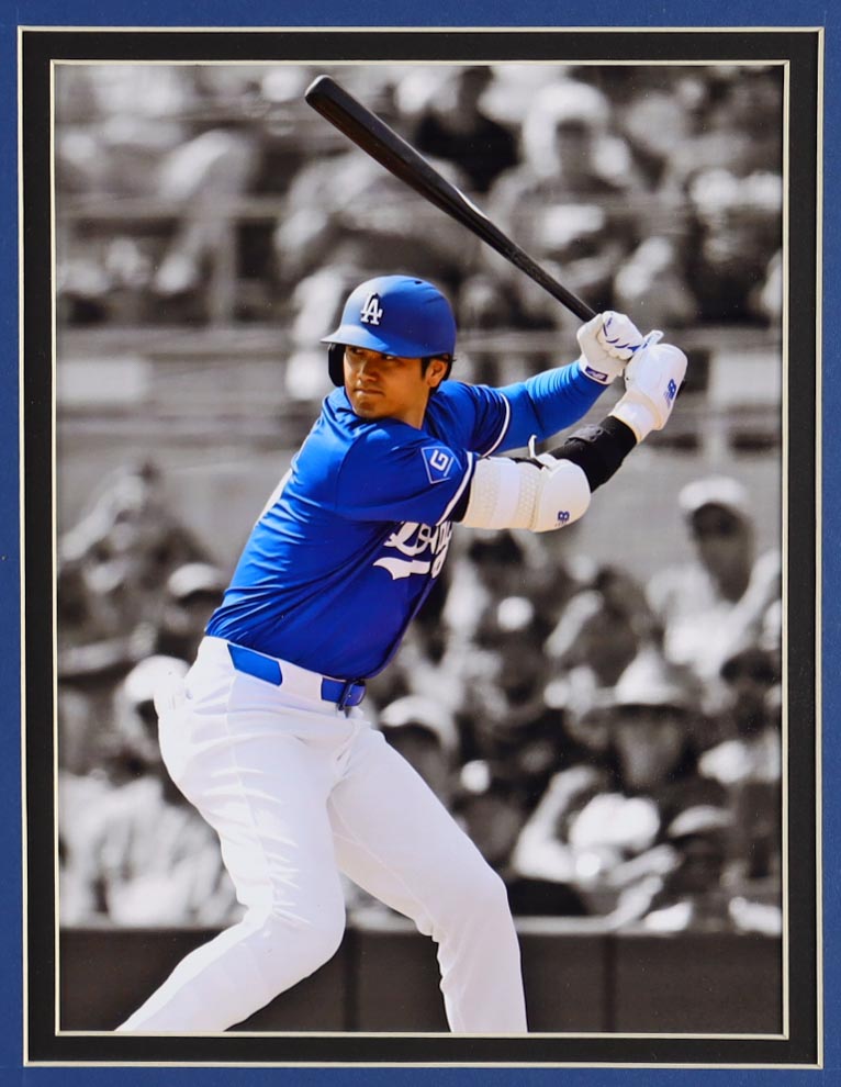 Shohei Ohtani Custom Framed Jersey Display with Pin & (2) Logo Patches at PristineAuction.com Shohei Ohtani Custom Framed Jersey Display with Pin & (2) Logo Patches at PristineAuction.com