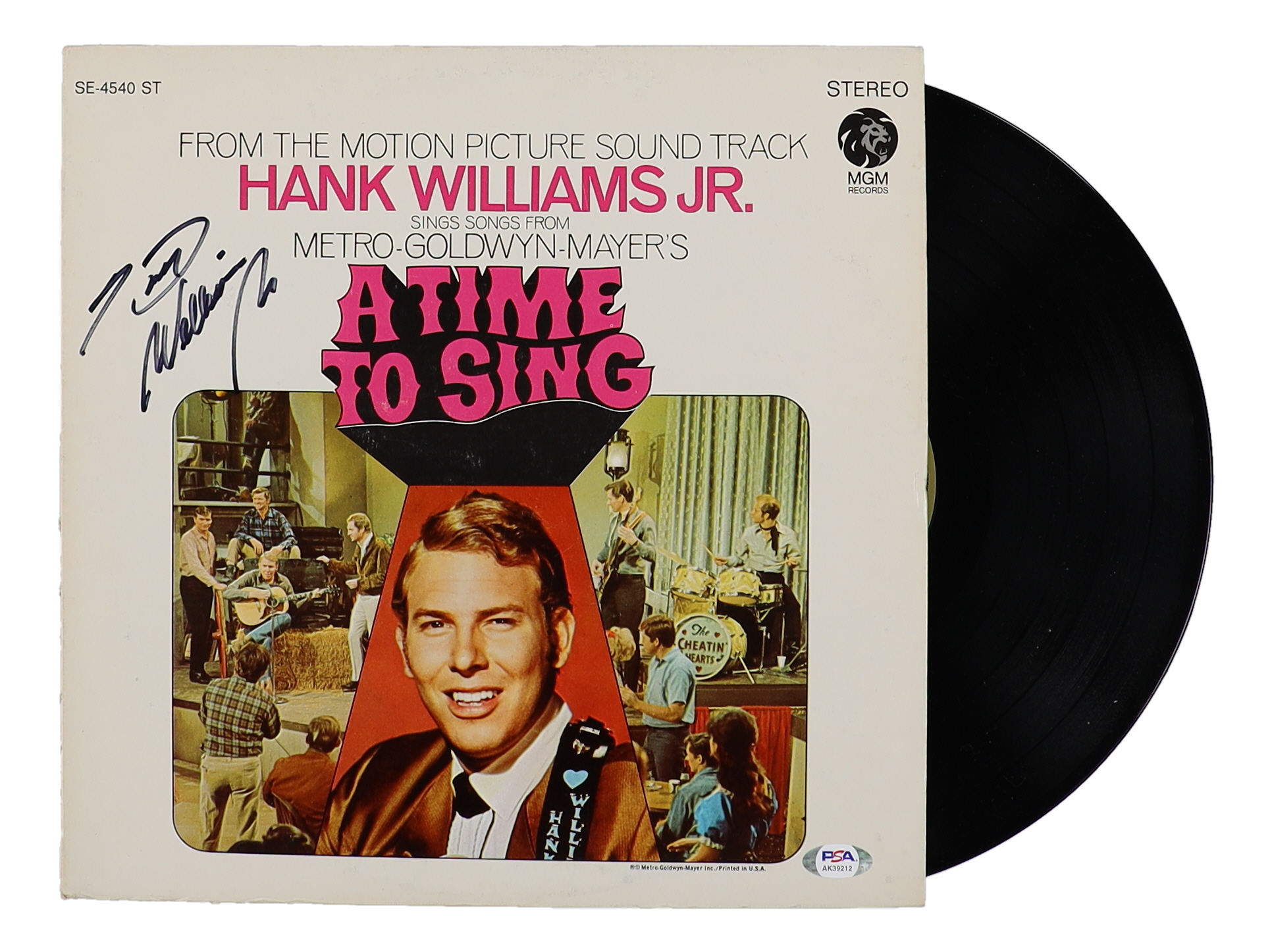 Hank Williams Jr. Signed "A Time to Sing" Movie Soundtrack Vinyl Record Album (PSA) at PristineAuction.com Hank Williams Jr. Signed "A Time to Sing" Movie Soundtrack Vinyl Record Album (PSA) at PristineAuction.com