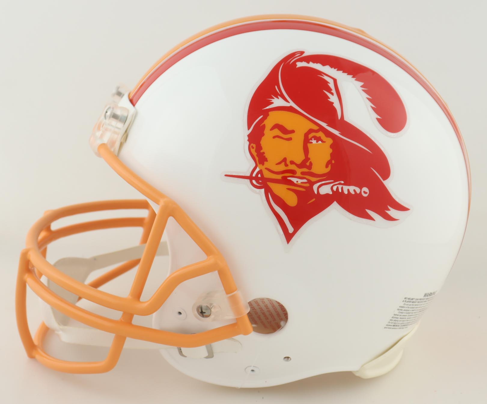 Tom Brady Signed Buccaneers Full-Size Authentic On-Field Throwback Helmet with Display Case (Fanatics) at PristineAuction.com Tom Brady Signed Buccaneers Full-Size Authentic On-Field Throwback Helmet with Display Case (Fanatics) at PristineAuction.com
