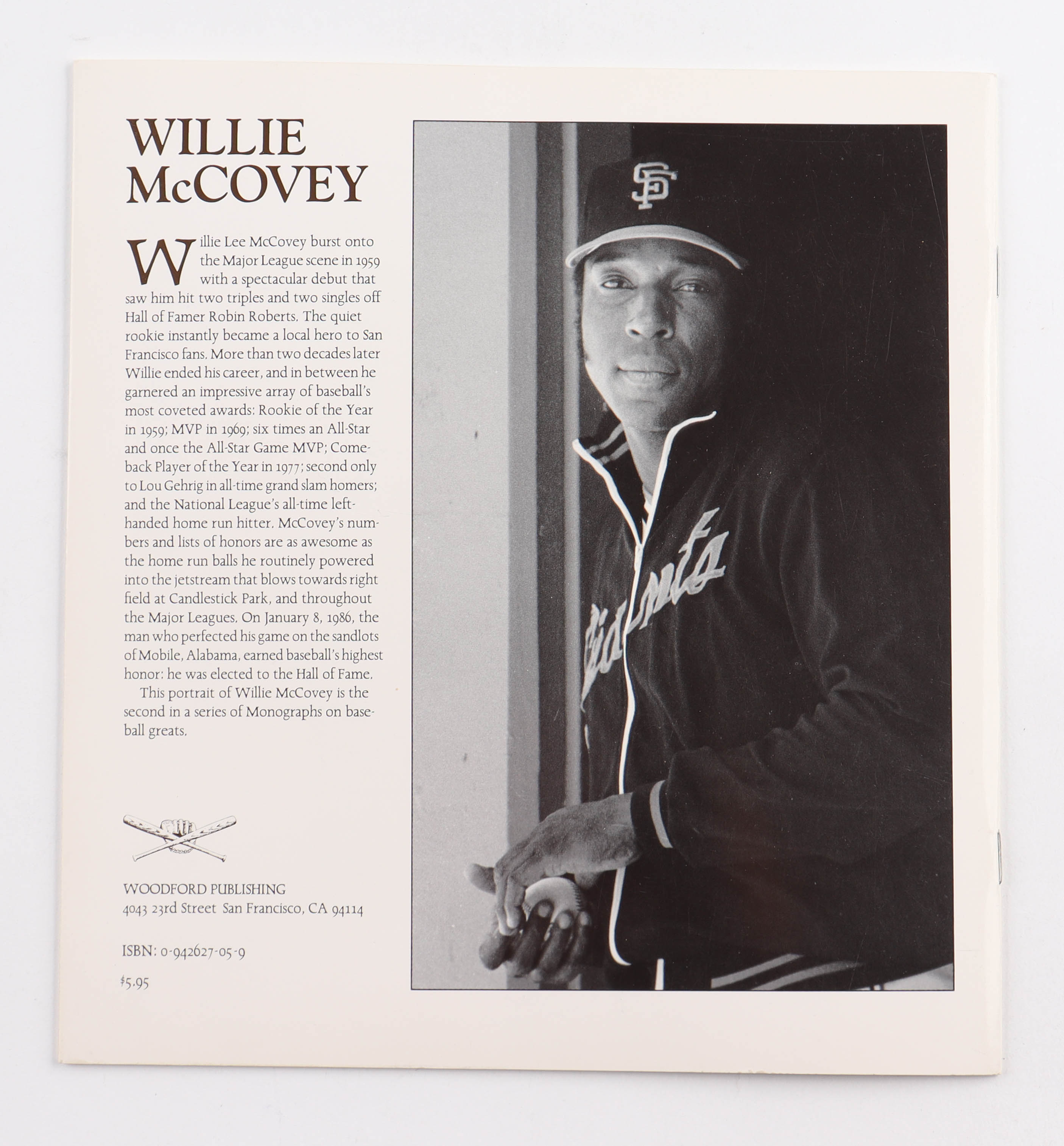 Willie McCovey Signed "Willie McCovey" Softcover Book Inscribed "HOF 86" & "521 HR" (JSA) at PristineAuction.com Willie McCovey Signed "Willie McCovey" Softcover Book Inscribed "HOF 86" & "521 HR" (JSA) at PristineAuction.com