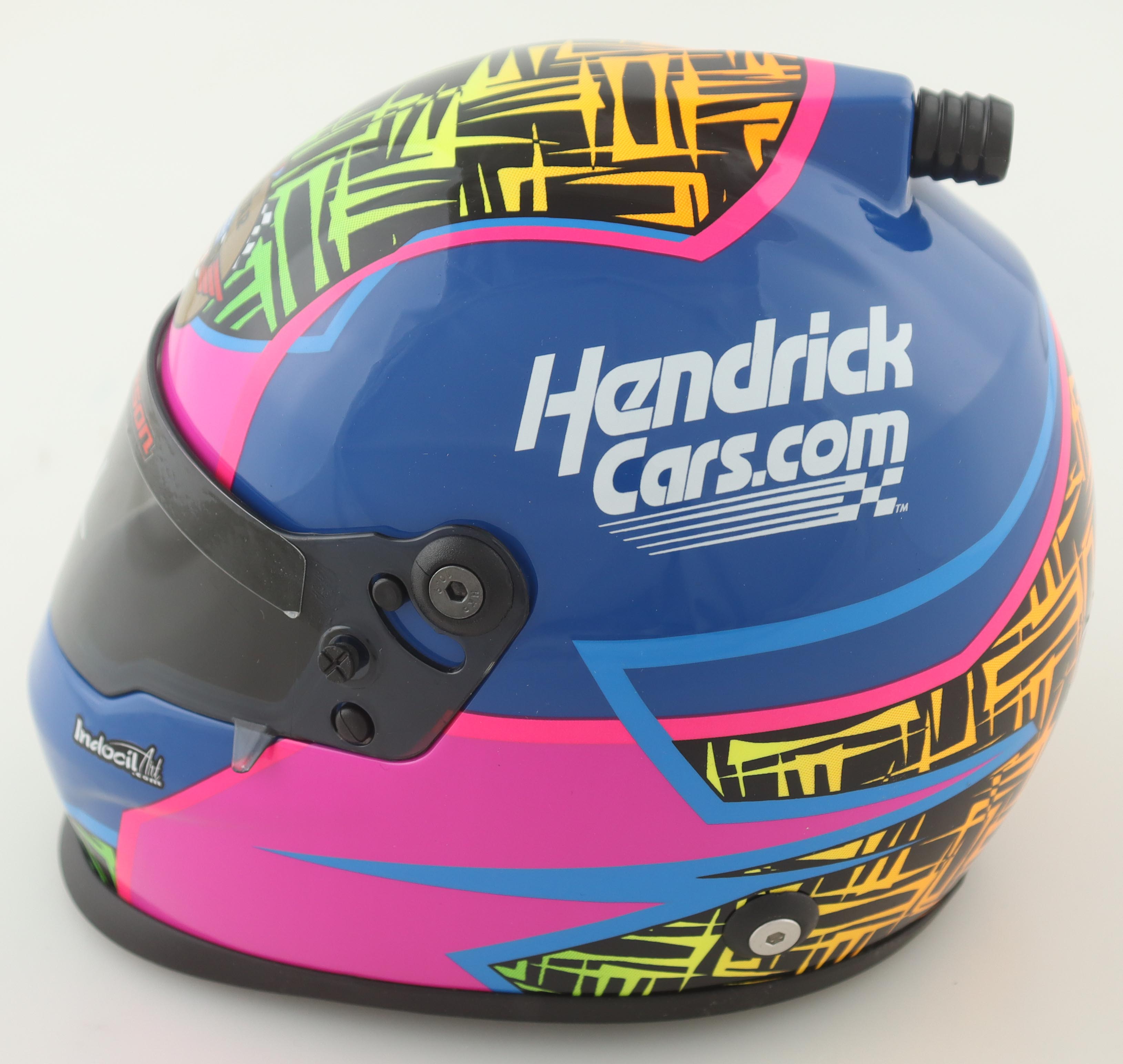 Kyle Larson Signed NASCAR 2023 North Wilkseboro All-Star Race Mini Helmet (PA) at PristineAuction.com Kyle Larson Signed NASCAR 2023 North Wilkseboro All-Star Race Mini Helmet (PA) at PristineAuction.com