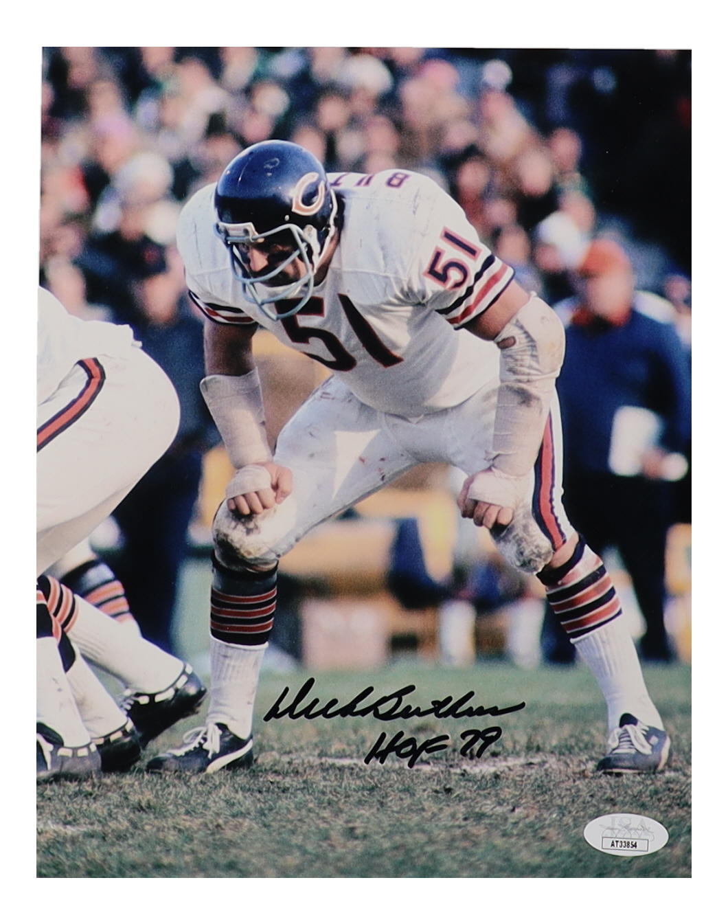 Dick Butkus Signed Bears 8x10 Photo Inscribed "HOF 79" (JSA) at PristineAuction.com Dick Butkus Signed Bears 8x10 Photo Inscribed "HOF 79" (JSA) at PristineAuction.com