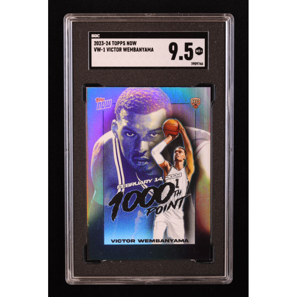 Victor Wembanyama 2023-24 Topps Now Victor Wembanyama #VW1 RC (SGC 9.5) at PristineAuction.com