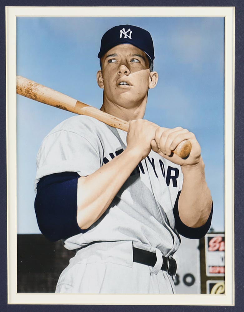 Mickey Mantle Signed Custom Framed Cut Display with Jersey, (3) World Series Pins & (2) Cloth Team Logo Patches (JSA) at PristineAuction.com Mickey Mantle Signed Custom Framed Cut Display with Jersey, (3) World Series Pins & (2) Cloth Team Logo Patches (JSA) at PristineAuction.com