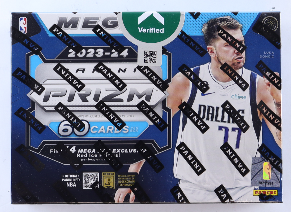 2023-24 Panini Prizm Basketball Retail Mega Box With (6) Packs at PristineAuction.com 2023-24 Panini Prizm Basketball Retail Mega Box With (6) Packs at PristineAuction.com