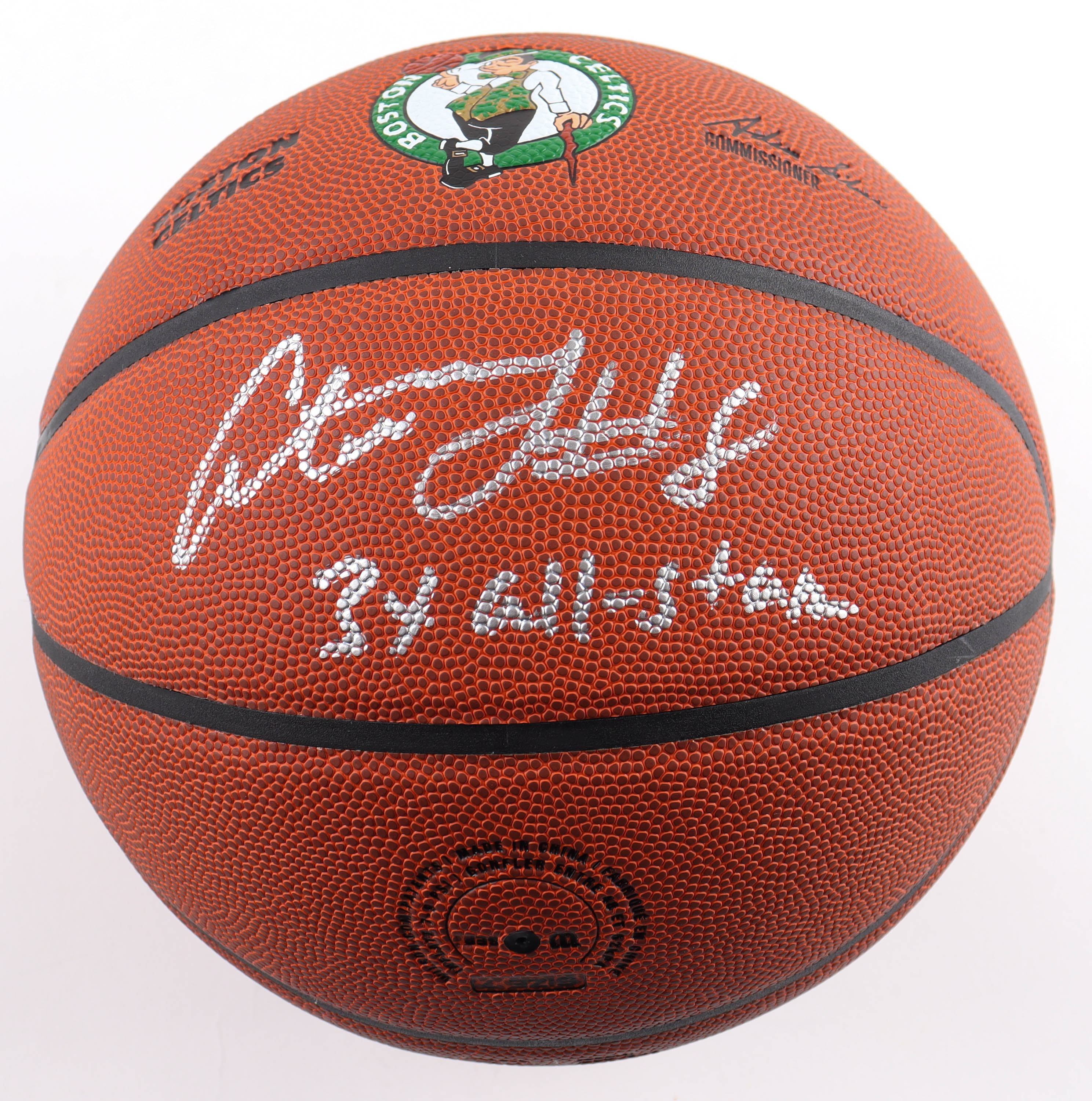 Antoine Walker Signed Celtics Logo NBA Basketball Inscribed "3x All-Star" (Schwartz) at PristineAuction.com Antoine Walker Signed Celtics Logo NBA Basketball Inscribed "3x All-Star" (Schwartz) at PristineAuction.com