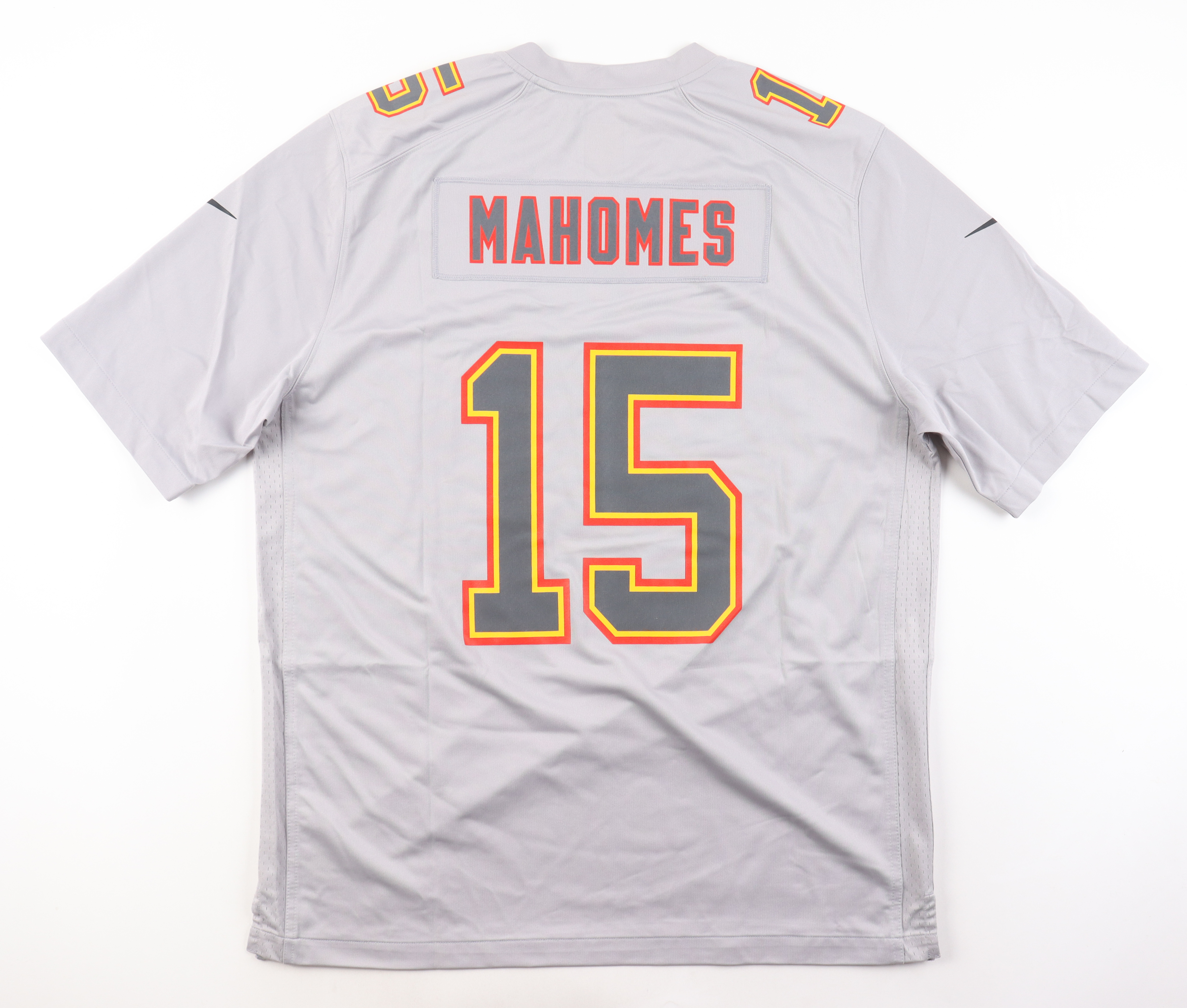 Patrick Mahomes II Signed Chiefs Nike Jersey with Super Bowl LVII Patch (Beckett) at PristineAuction.com Patrick Mahomes II Signed Chiefs Nike Jersey with Super Bowl LVII Patch (Beckett) at PristineAuction.com