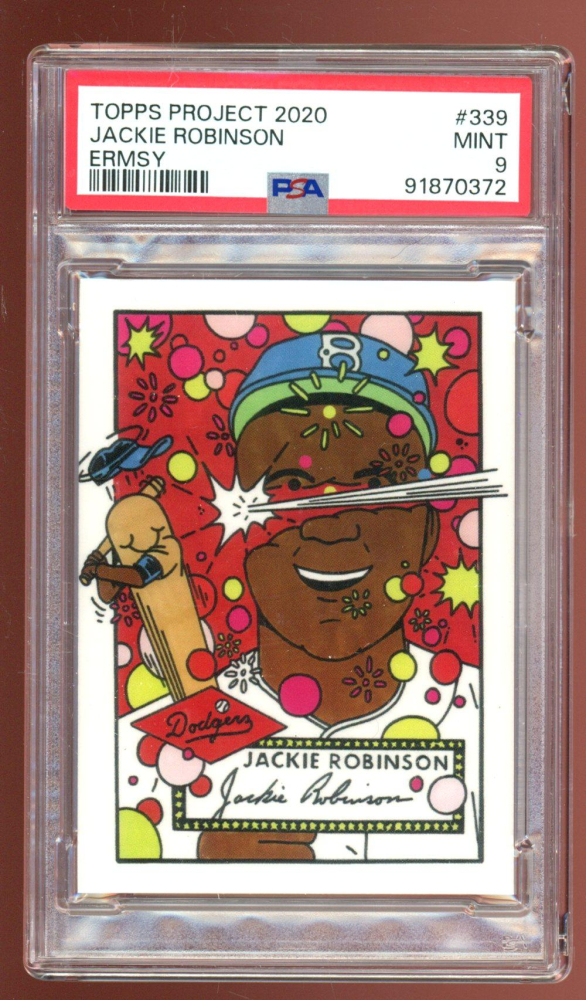 Jackie Robinson 2020 Topps Project 2020 #339 / 3057* / Ermsy (PSA 9 ...
