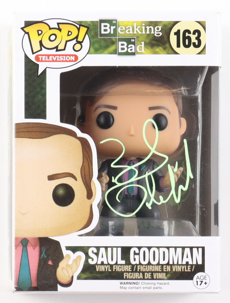 Bob Odenkirk Signed "Breaking Bad" #163 Saul Goodman Funko Pop! Vinyl Figure (Beckett) at PristineAuction.com Bob Odenkirk Signed "Breaking Bad" #163 Saul Goodman Funko Pop! Vinyl Figure (Beckett) at PristineAuction.com
