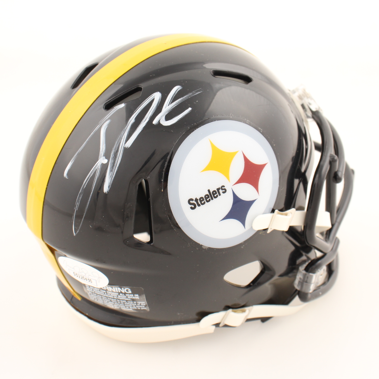 Joey Porter Jr. Signed Steelers Speed Mini Helmet (JSA) at PristineAuction.com Joey Porter Jr. Signed Steelers Speed Mini Helmet (JSA) at PristineAuction.com