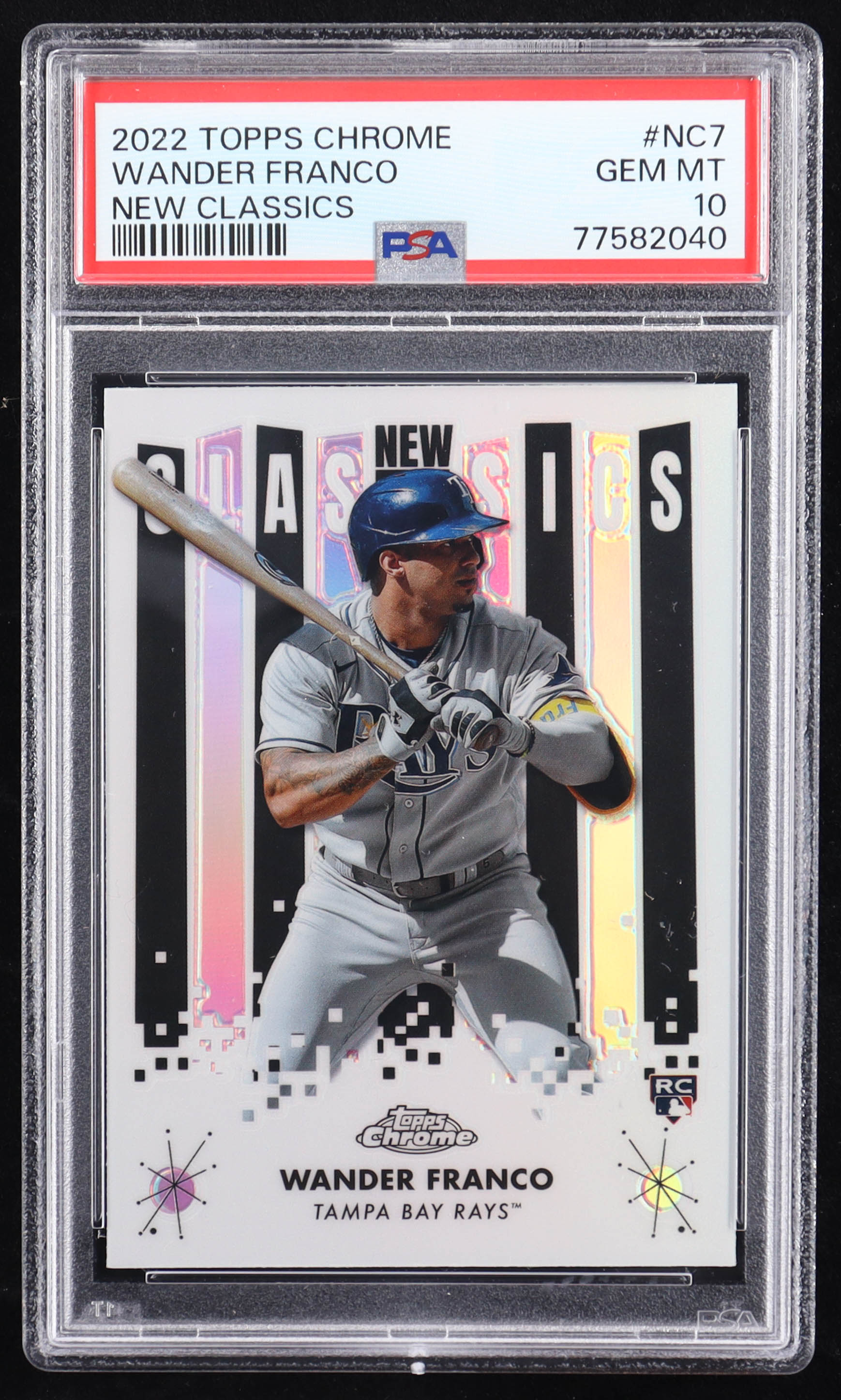 Wander Franco 2022 Topps Chrome New Classics #NC7 RC (PSA 10) at PristineAuction.com Wander Franco 2022 Topps Chrome New Classics #NC7 RC (PSA 10) at PristineAuction.com