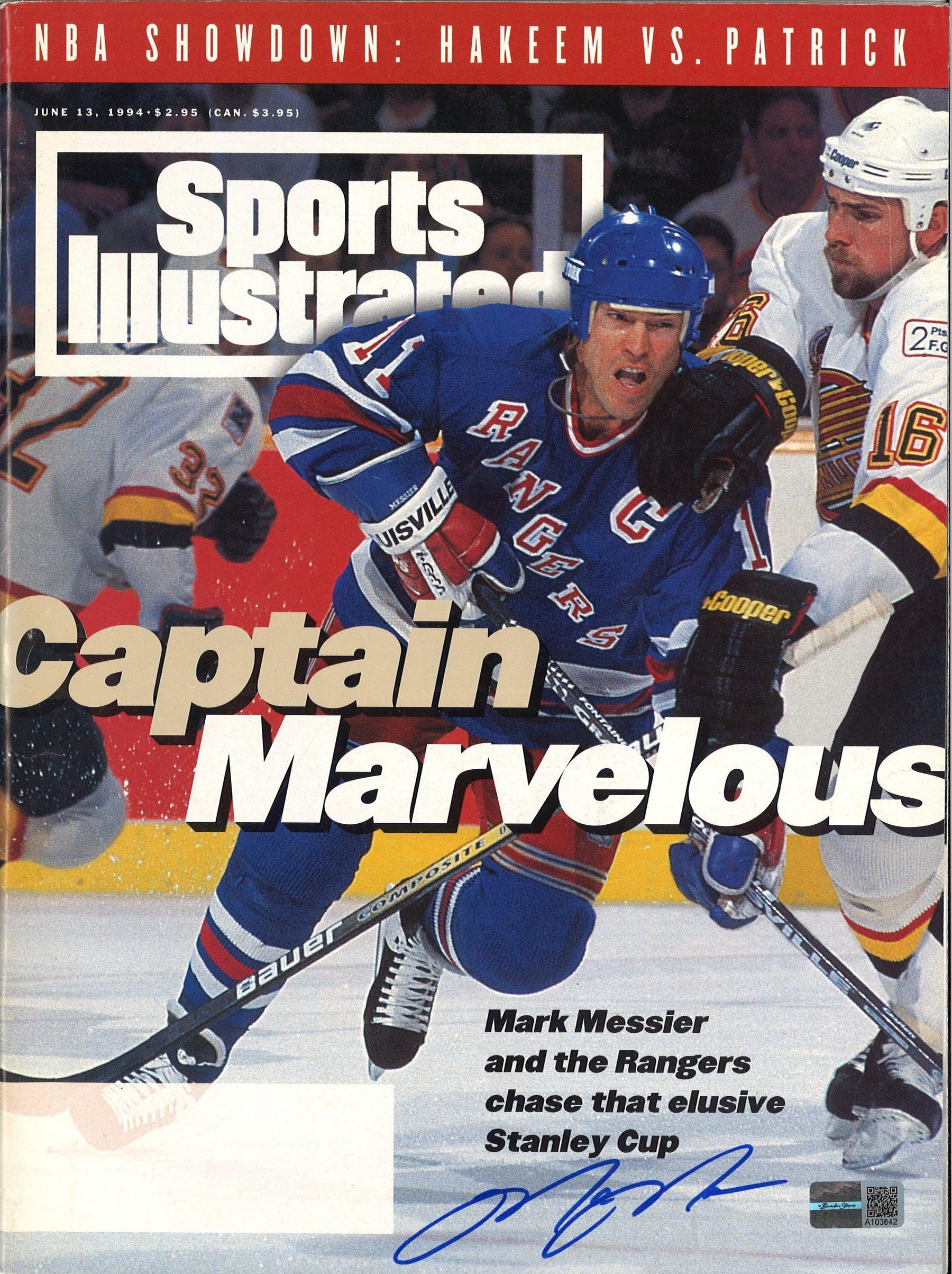 Mark Messier Signed 1994 "Sports Illustrated" Magazine (CX by Steiner) at PristineAuction.com Mark Messier Signed 1994 "Sports Illustrated" Magazine (CX by Steiner) at PristineAuction.com