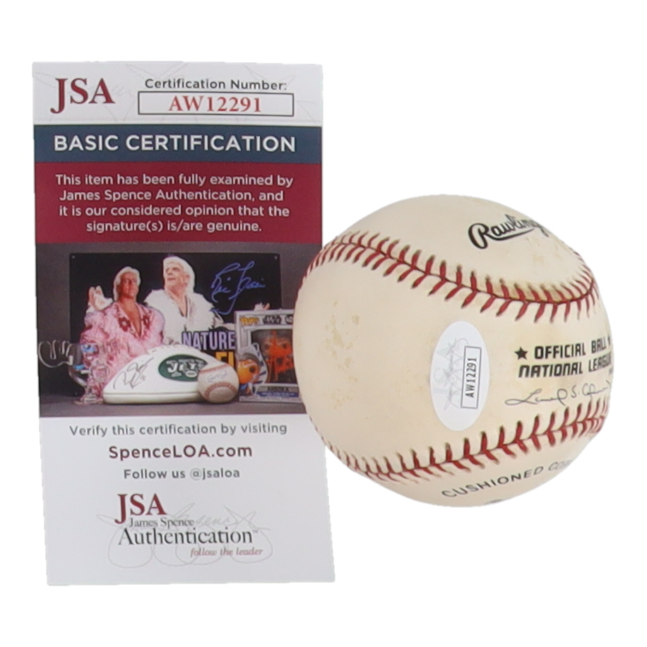 Stan Musial Signed ONL Baseball (JSA) at PristineAuction.com Stan Musial Signed ONL Baseball (JSA) at PristineAuction.com