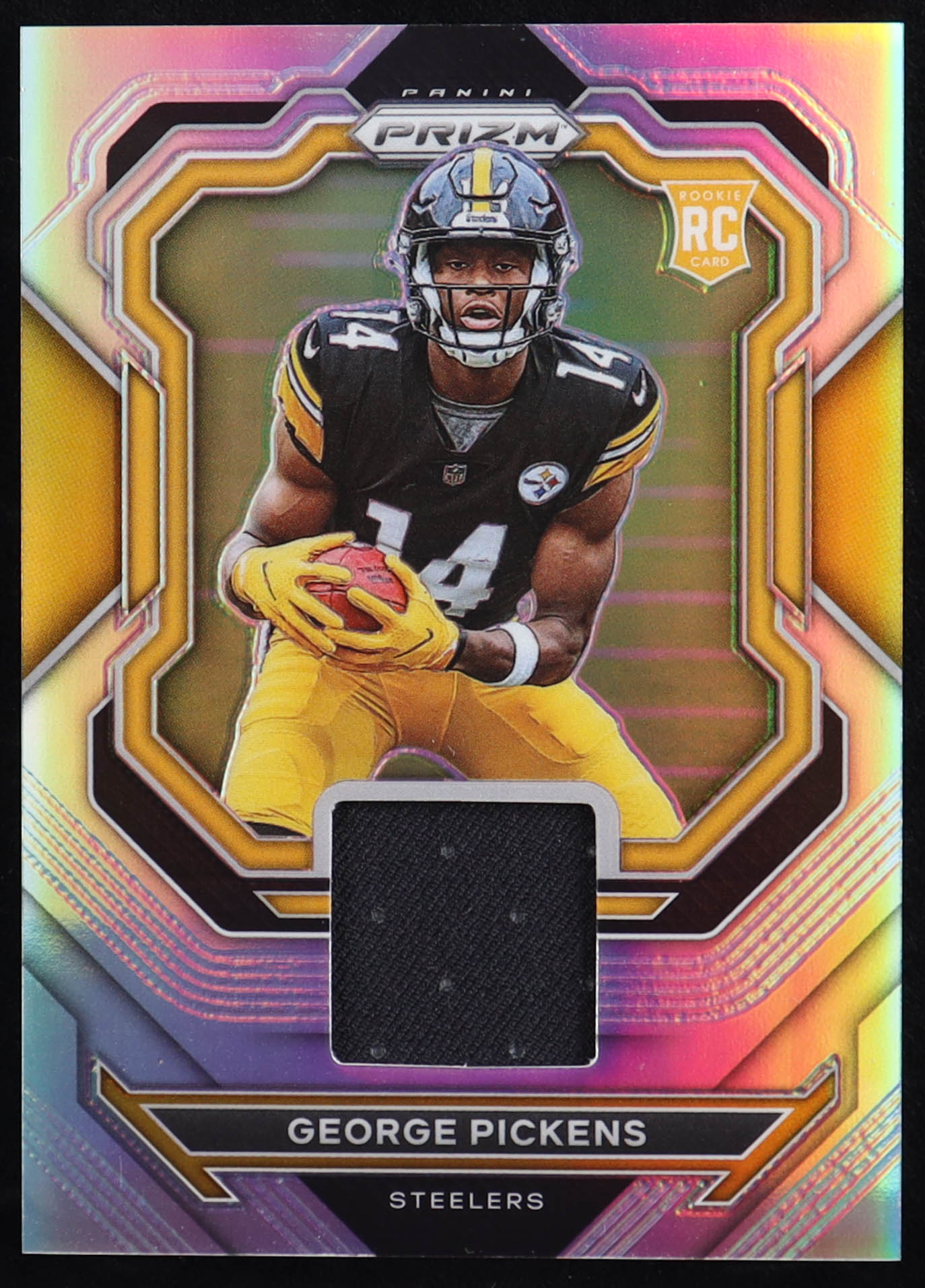 George Pickens 2022 Panini Prizm Premier Jerseys #17 RC at PristineAuction.com George Pickens 2022 Panini Prizm Premier Jerseys #17 RC at PristineAuction.com