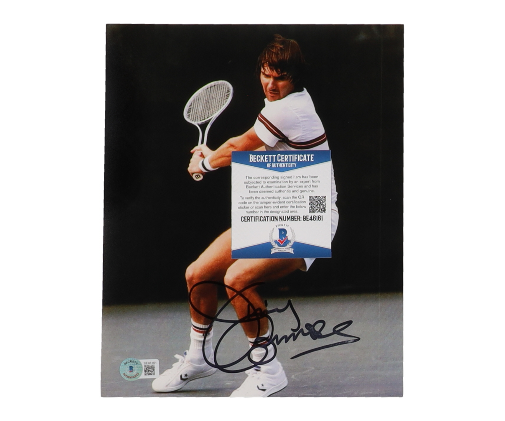 Jimmy Connors Signed 8x10 Photo (Beckett) at PristineAuction.com Jimmy Connors Signed 8x10 Photo (Beckett) at PristineAuction.com