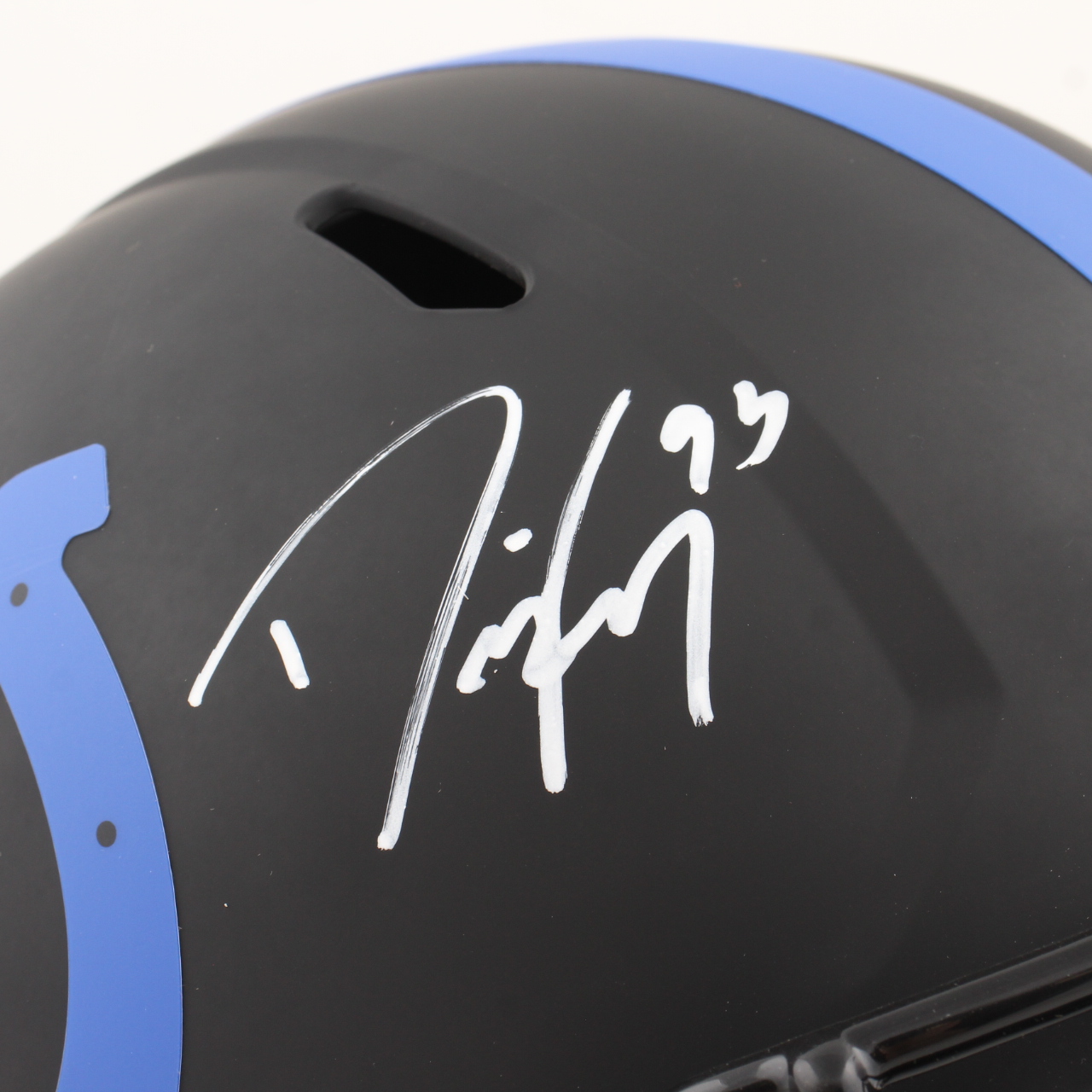 Dwight Freeney Signed Colts Full-Size Eclipse Alternate Speed Helmet (Radtke) at PristineAuction.com Dwight Freeney Signed Colts Full-Size Eclipse Alternate Speed Helmet (Radtke) at PristineAuction.com