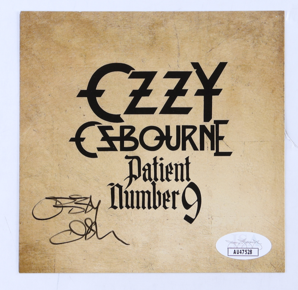 ozzy osbourne signed album