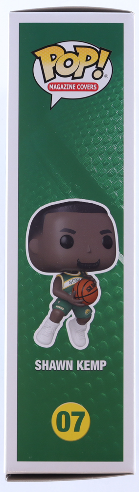 Shawn Kemp Signed Supersonics #07 NBA SLAM Funko Pop! Cover Vinyl Figure (Beckett) at PristineAuction.com Shawn Kemp Signed Supersonics #07 NBA SLAM Funko Pop! Cover Vinyl Figure (Beckett) at PristineAuction.com