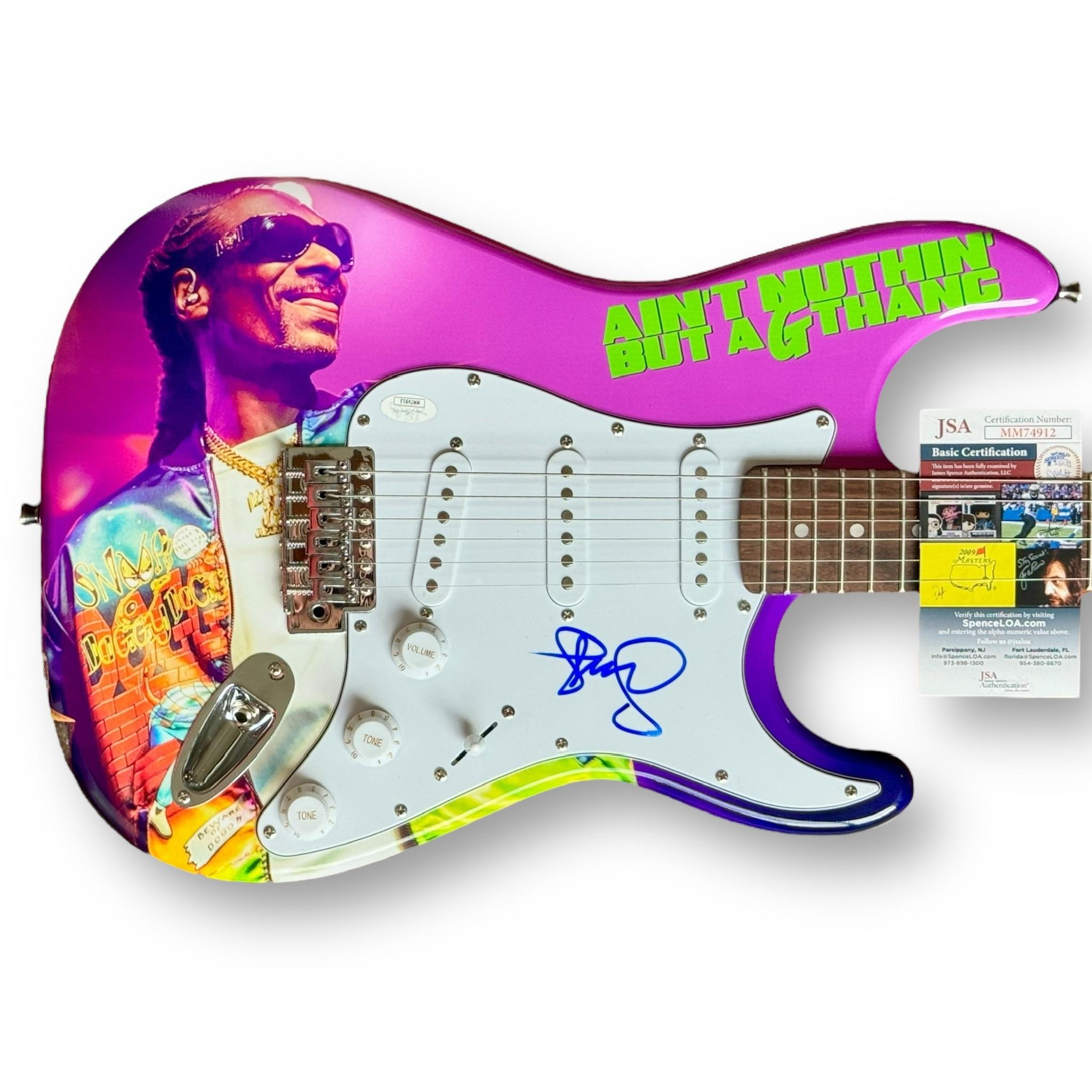 Snoop Dogg Signed Custom 39" Electric Guitar (JSA) at PristineAuction.com Snoop Dogg Signed Custom 39" Electric Guitar (JSA) at PristineAuction.com