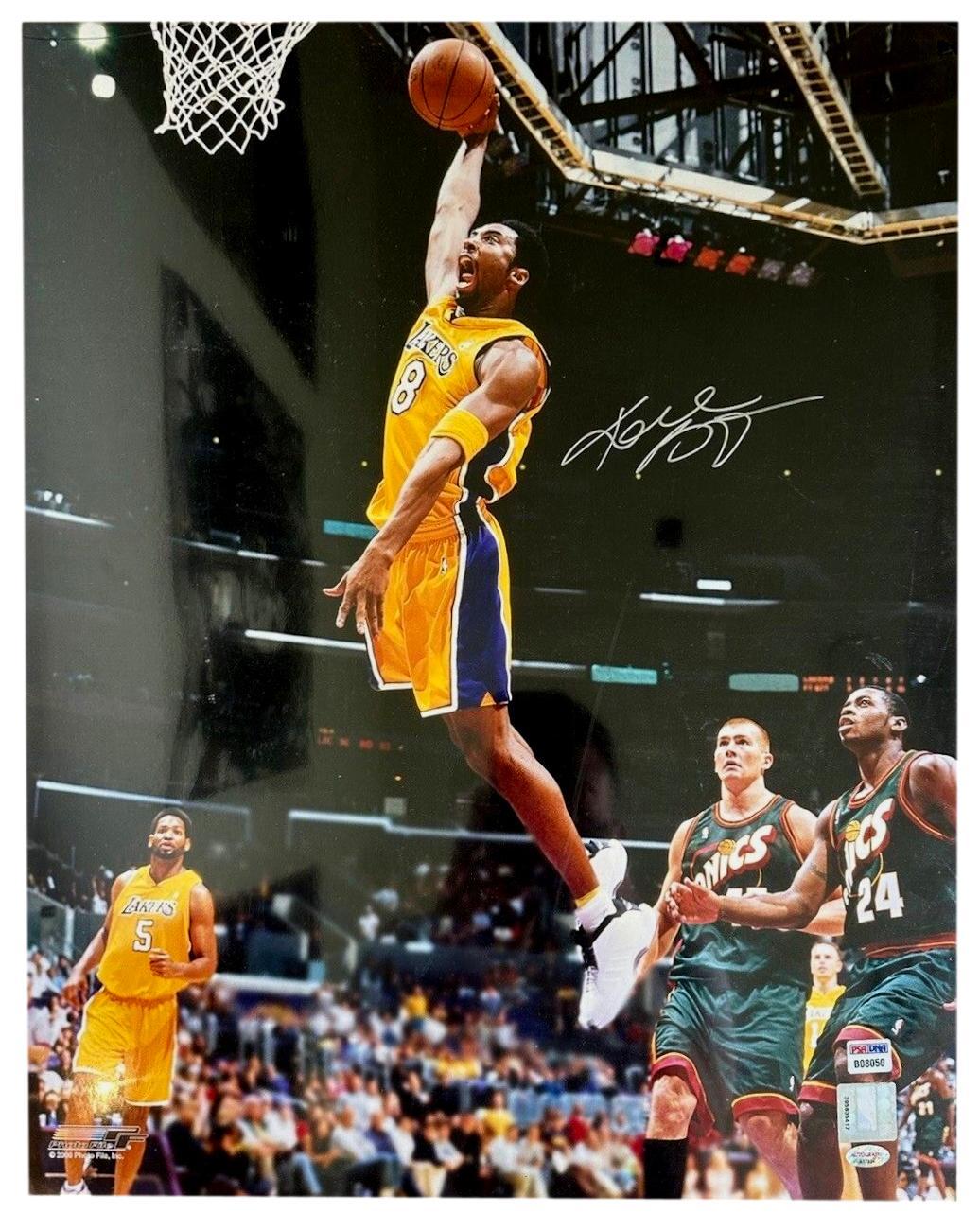 Kobe Bryant Signed Lakers 16x20 Photo (PSA) at PristineAuction.com Kobe Bryant Signed Lakers 16x20 Photo (PSA) at PristineAuction.com