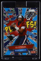 CJ Stroud 2023 Wild Card Alumination Comix Silver Laser #ACCS RC #33/50 at PristineAuction.com